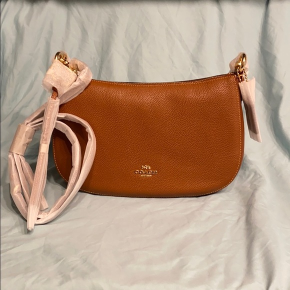Coach Handbags - NWT Coach Leather Sutton Crossbody Saddle